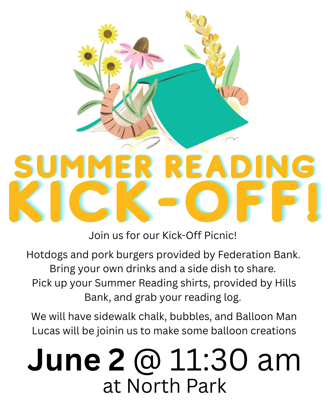 june 2 summer reading kick-off